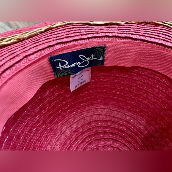 Panama Jack Coral and Cream Sun Hat EUC OSFM - Picture 4 of 5